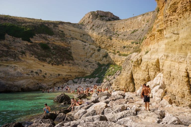 Visiting Spiaggia Di Porto Miggiano: Swimming, Snorkelling & Sunbathing