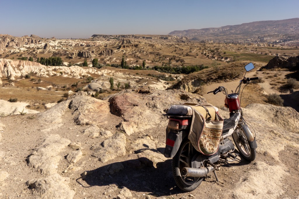 Motorcycle in Cappadocia